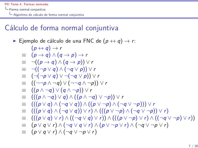 Lit4 Formales Normales Conjuntivas Y Disyuntivas