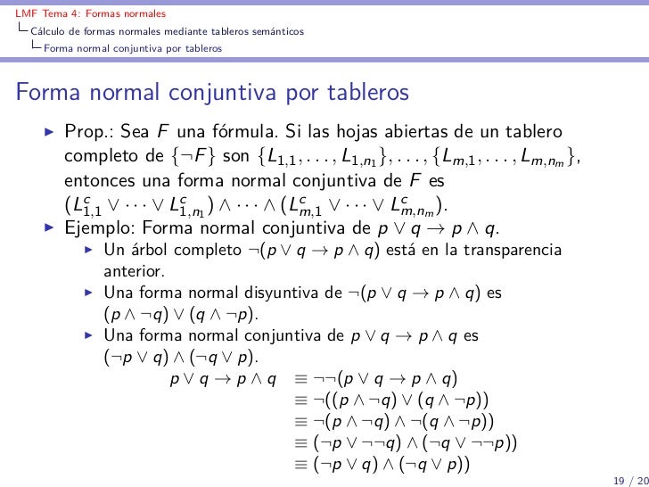 Lmf T4 Formas Normales