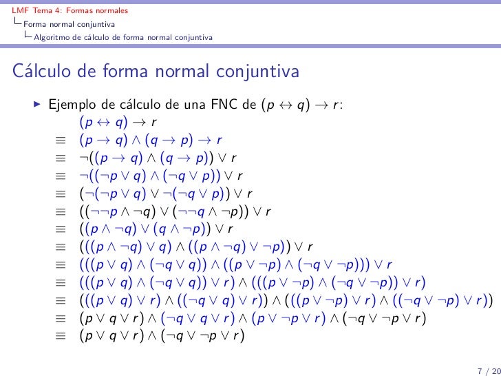 Lmf T4 Formas Normales