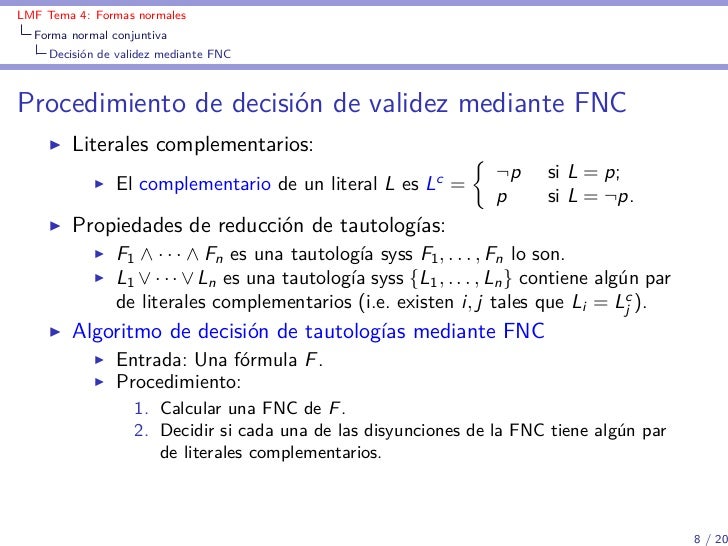 Lmf T4 Formas Normales