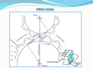 PIÑÓN Y RUEDA.
 