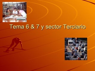 Tema  6  &  7  y sector Terciario 