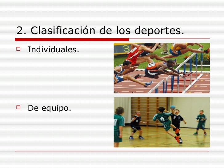 Tema 6 Deportes Estructura Clasificacion Organizacion