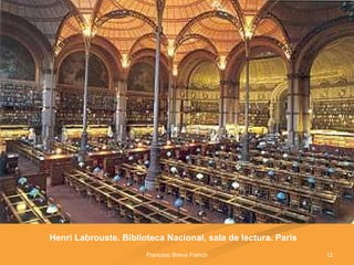 Henri Labrouste. Biblioteca Nacional, sala de lectura. Paris 