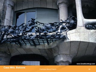 Casa Milà. Balcons 