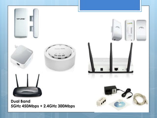 Dual Band
5GHz 450Mbps + 2.4GHz 300Mbps
 
