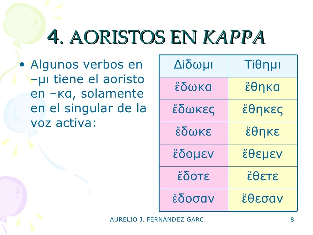 Aoristo griego