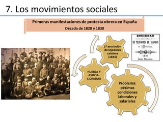 7. Los movimientos sociales
 
