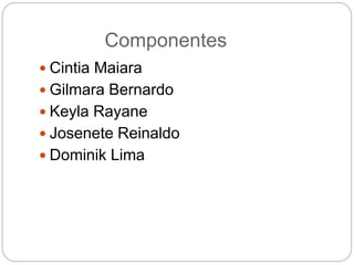 Componentes
 Cintia Maiara
 Gilmara Bernardo
 Keyla Rayane
 Josenete Reinaldo
 Dominik Lima
 