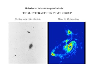 Galaxias en interacción gravitatoria
 