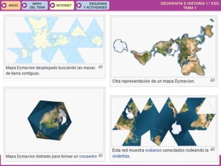 GEOGRAFÍA E HISTORIA 1.º ESO
TEMA 1
INICIOINICIO
MAPA
DEL TEMA
MAPA
DEL TEMA
INTERNETINTERNET
ESQUEMAS
Y ACTIVIDADES
ESQUEMAS
Y ACTIVIDADES
 