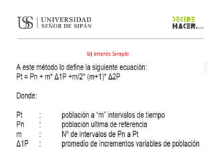 b) Interés Simple
 