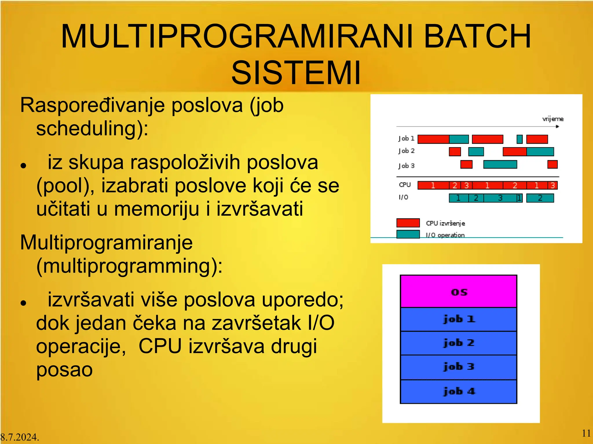 Predavanja Prezentacija predavanja iz predmeta Operativni sistemi | PPT