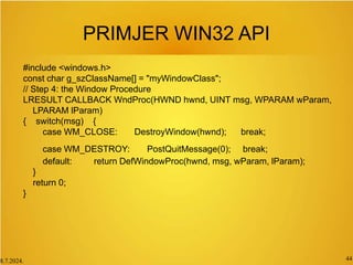 Prezentacija predavanja iz predmeta Operativni sistemi | PPT