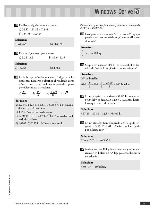 Tema02 2 Fracciones Y Numeros Decimales