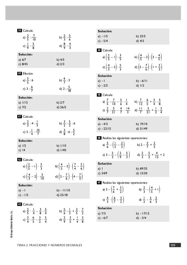 Tema02 2 Fracciones Y Numeros Decimales