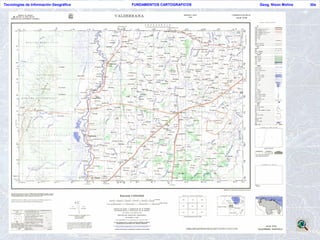 Tecnologías de Información Geográfica   FUNDAMENTOS CARTOGRAFICOS   Geog. Nixon Molina   30a
 