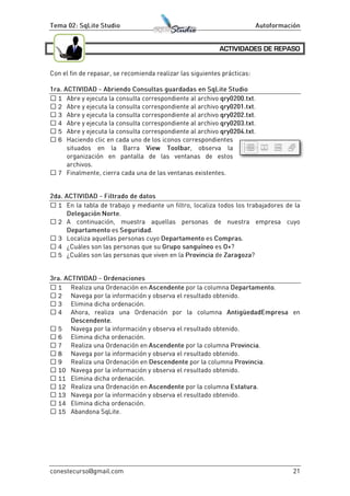 ACTIVIDADES DE REPASO
 