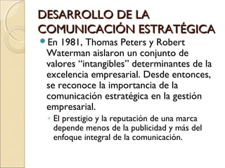 Tema 04.  comunicación estratégica