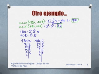 Otro ejemplo…




Miguel Rebollo Domínguez - Colegio de San
                                            Matesbook - Tema 4...