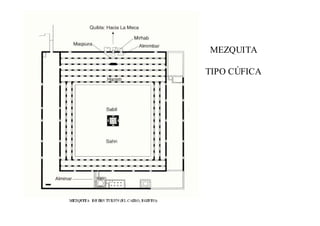 MEZQUITA

TIPO CÚFICA
 