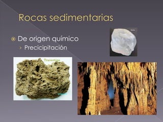    De origen químico
    › Precicipitación
 