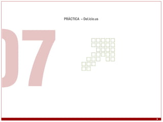 PRÁCTICA  – Del.icio.us 