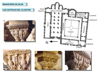 MONASTERIO DE SILOS Comentario de Láminas LOS CAPITELES DEL CLAUSTRO 