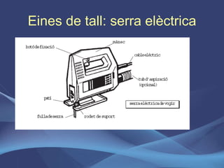 Eines de tall: serra elèctrica 