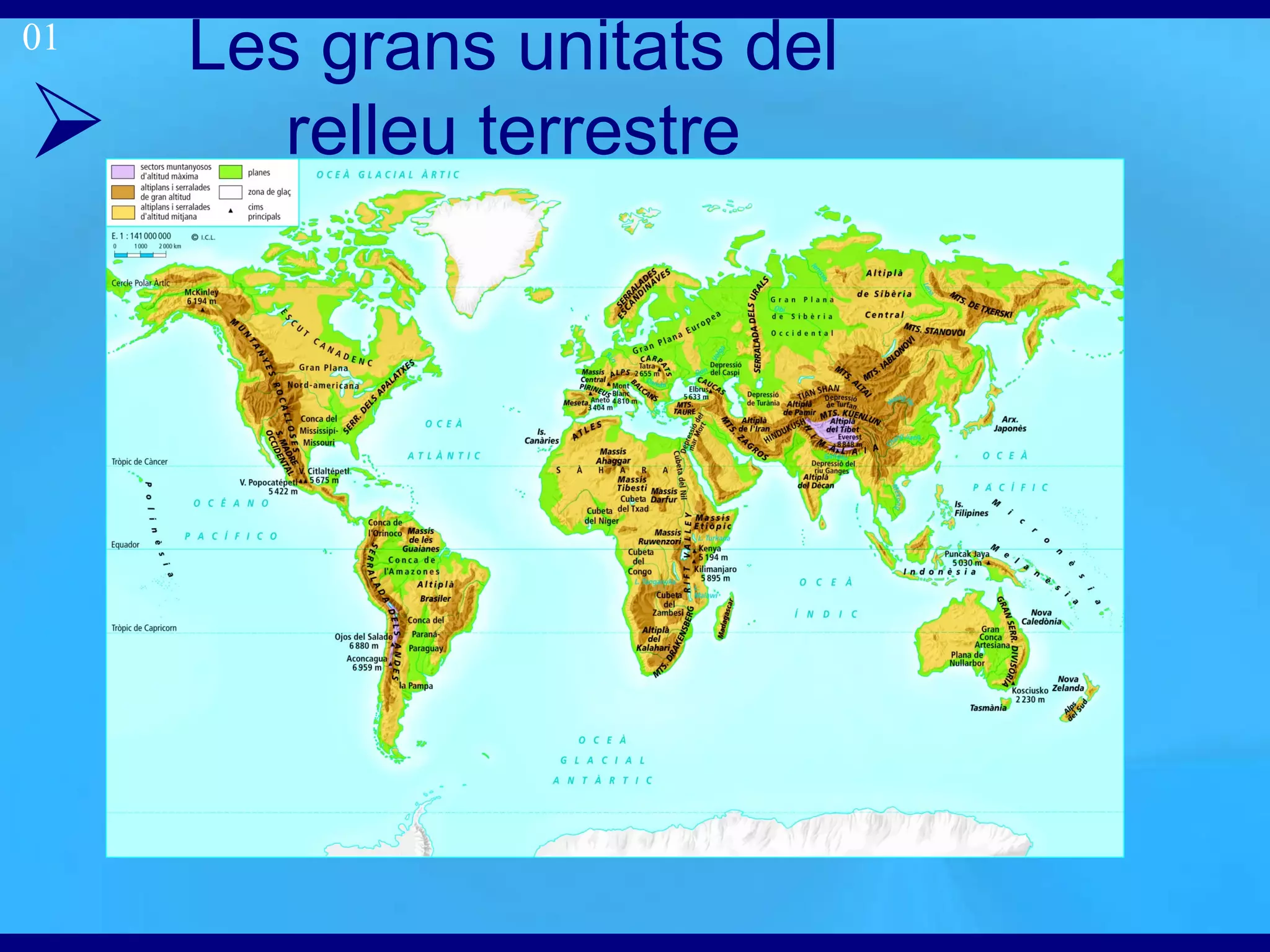Les grans unitats del relleu terrestre 01 