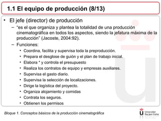PRODUCCION AUDIOVISUAL CINE: Tema1 Slide 9