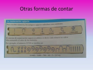 Otras formas de contar 
 
