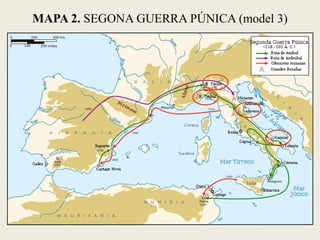 MAPA 2. SEGONA GUERRA PÚNICA (model 3)  