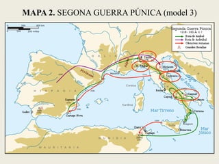 MAPA 2. SEGONA GUERRA PÚNICA (model 3)  