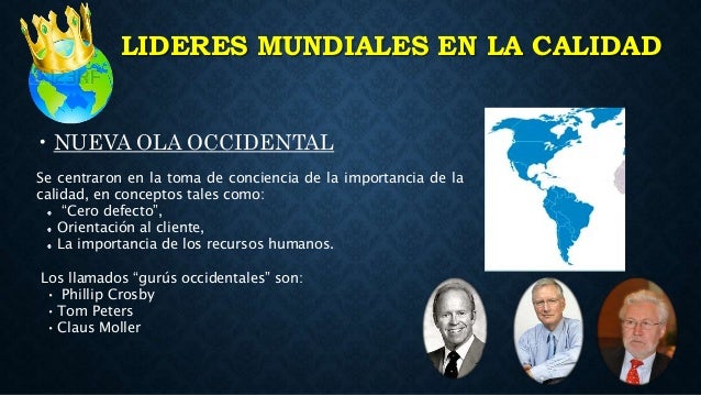 Tema 1.2 Filosofía de Gestión de la Calidad