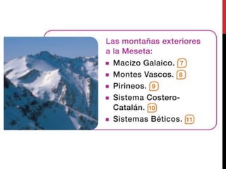 LAS ROCAS Y EL RELIEVE