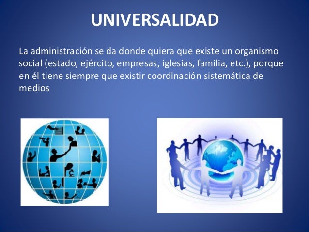 Tema 1.6 caracteristicas de la adminostracion relación de