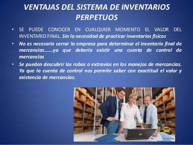 Tema 1.2 inventarios perpetuos ventajas y desventajas