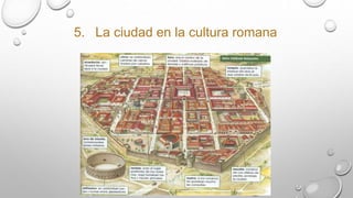 5. La ciudad en la cultura romana
 