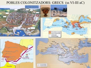 POBLES COLONITZADORS: GRECS (ss VI-III aC)
 
