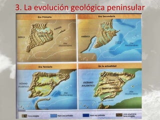 3. La evolución geológica peninsular
 