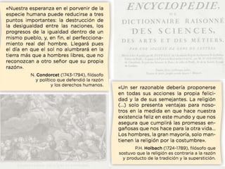 4º de ESO - Tema 1 - El siglo XVIII. La época de la ilustración