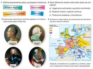 4º de ESO - Tema 1 - El siglo XVIII. La época de la ilustración