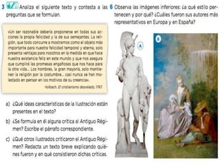 4º de ESO - Tema 1 - El siglo XVIII. La época de la ilustración