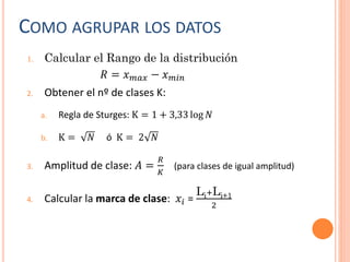 [Tema 1] estadística descriptiva | PDF