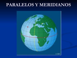 PARALELOS Y MERIDIANOS 