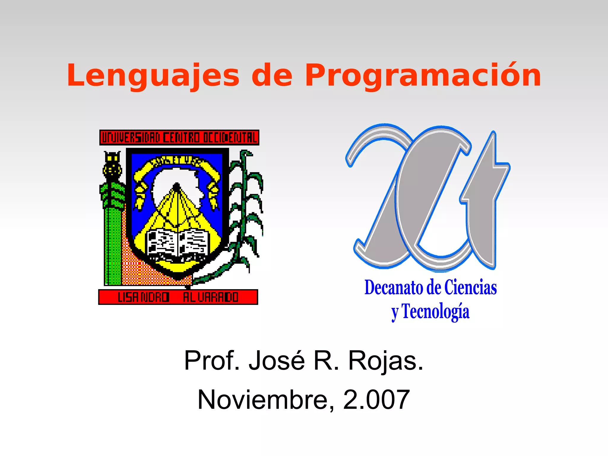 Tema1 Lenguajes De Programacion