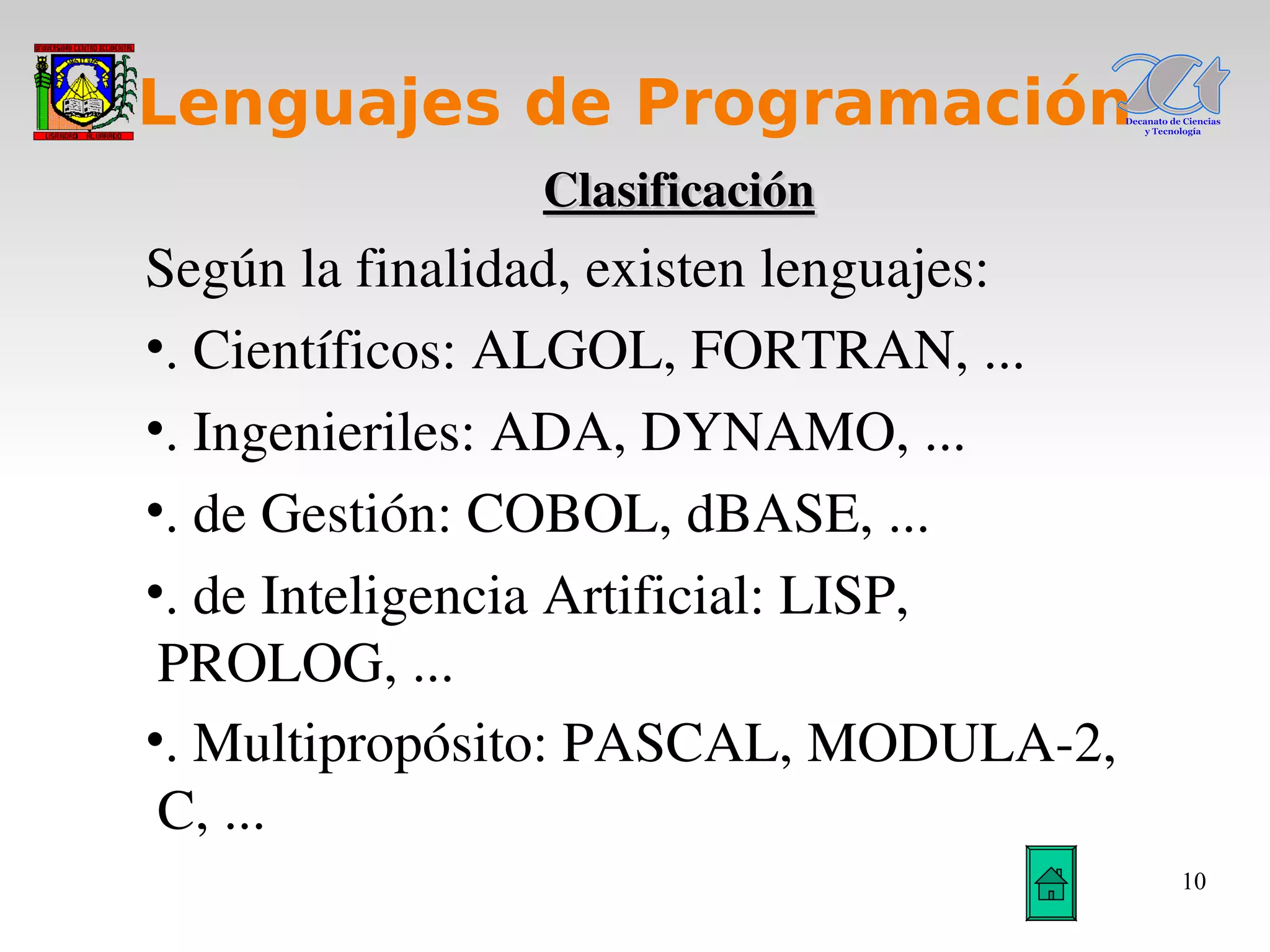 Tema1 Lenguajes De Programacion