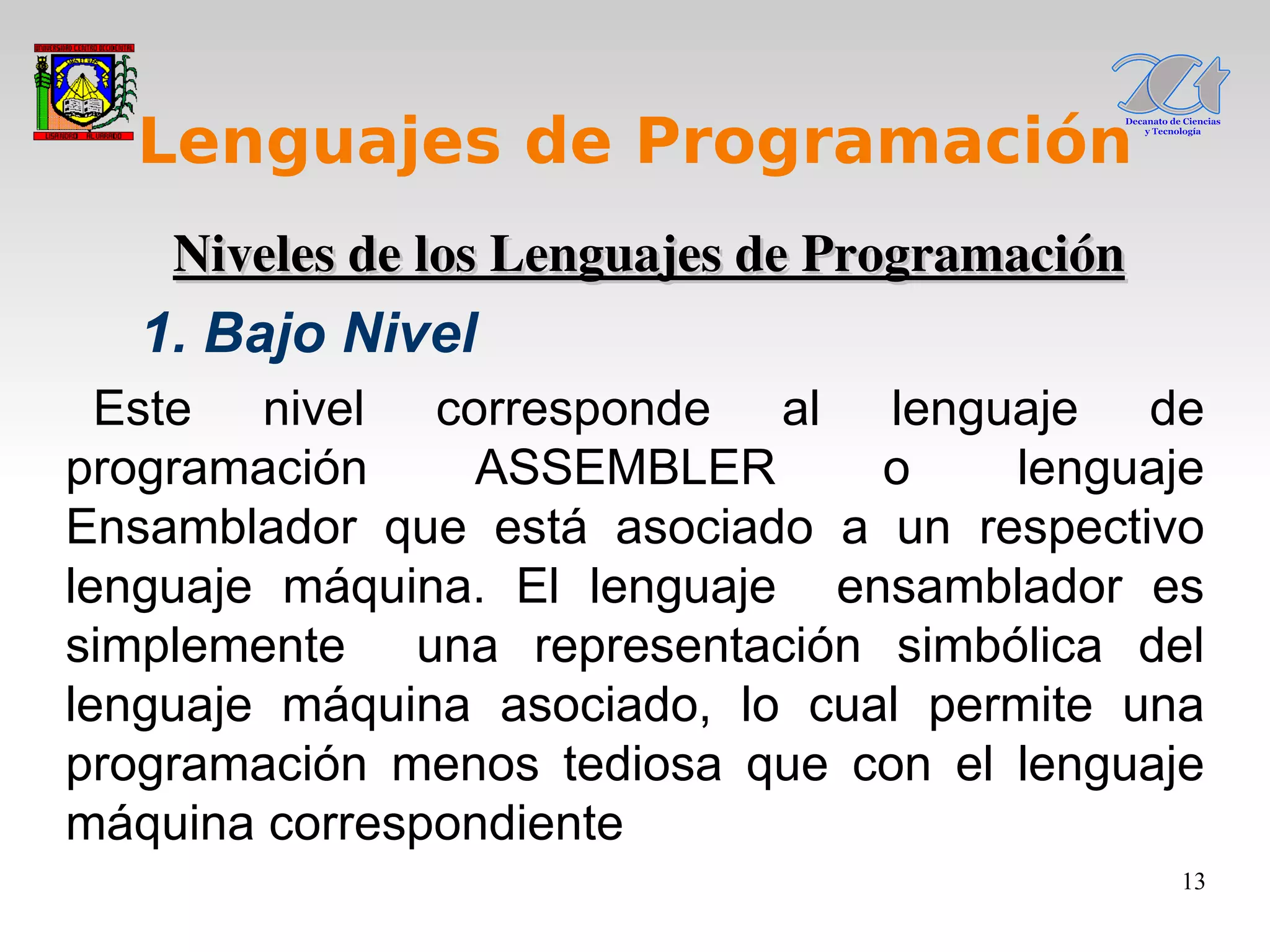Tema1 Lenguajes De Programacion