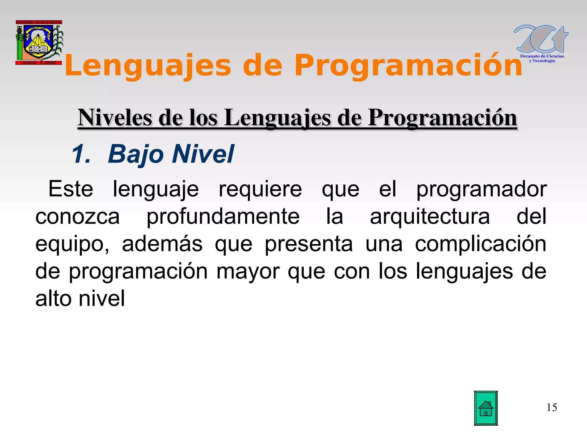 Tema1 Lenguajes De Programacion